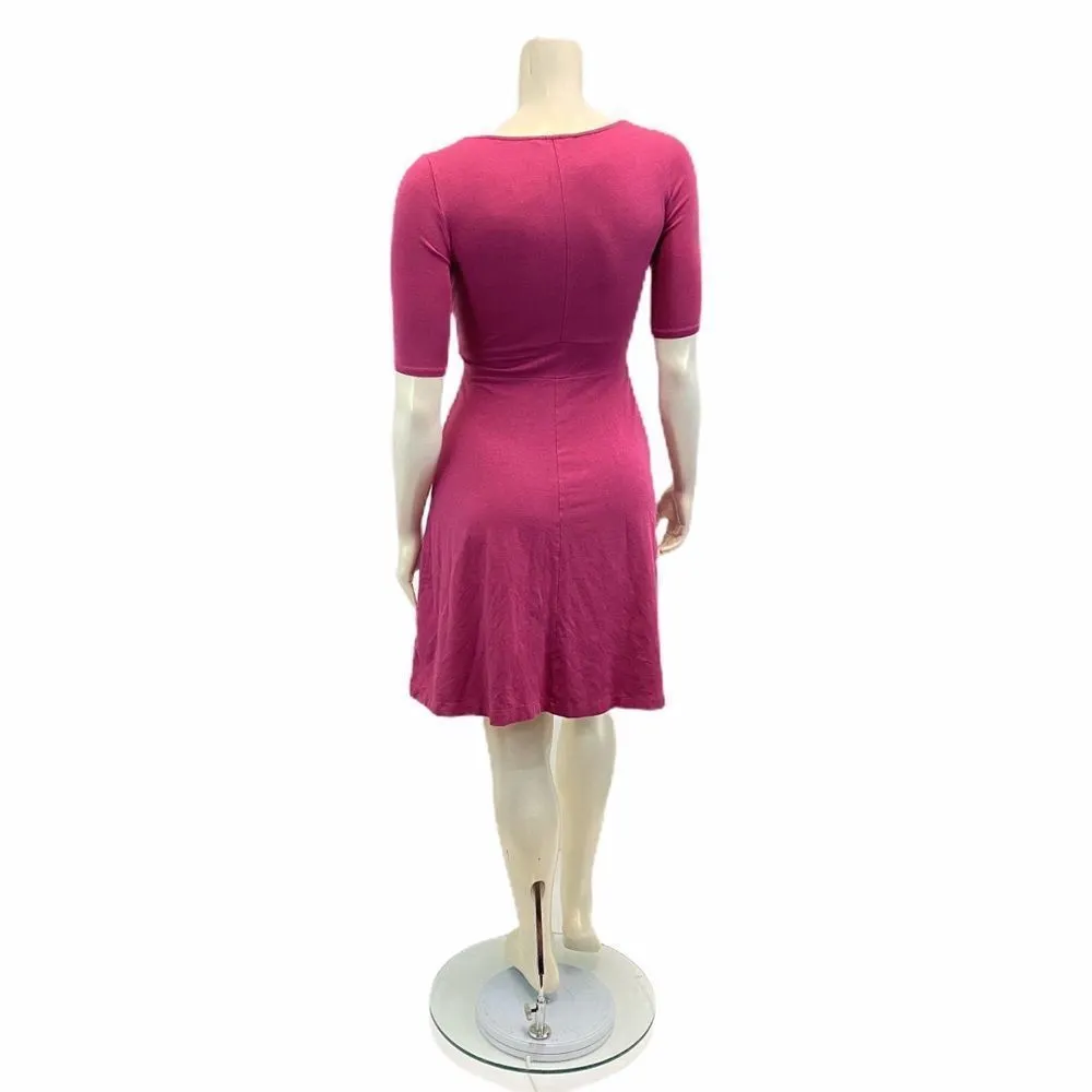 LANDS’ End Purple Empire Waist Dress 2-4 - Image 4