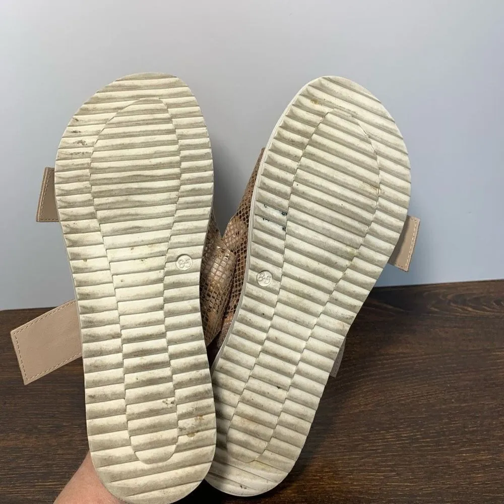 Naughty monkey faux snake leather slide size 8 1/2 ￼ - Image 5