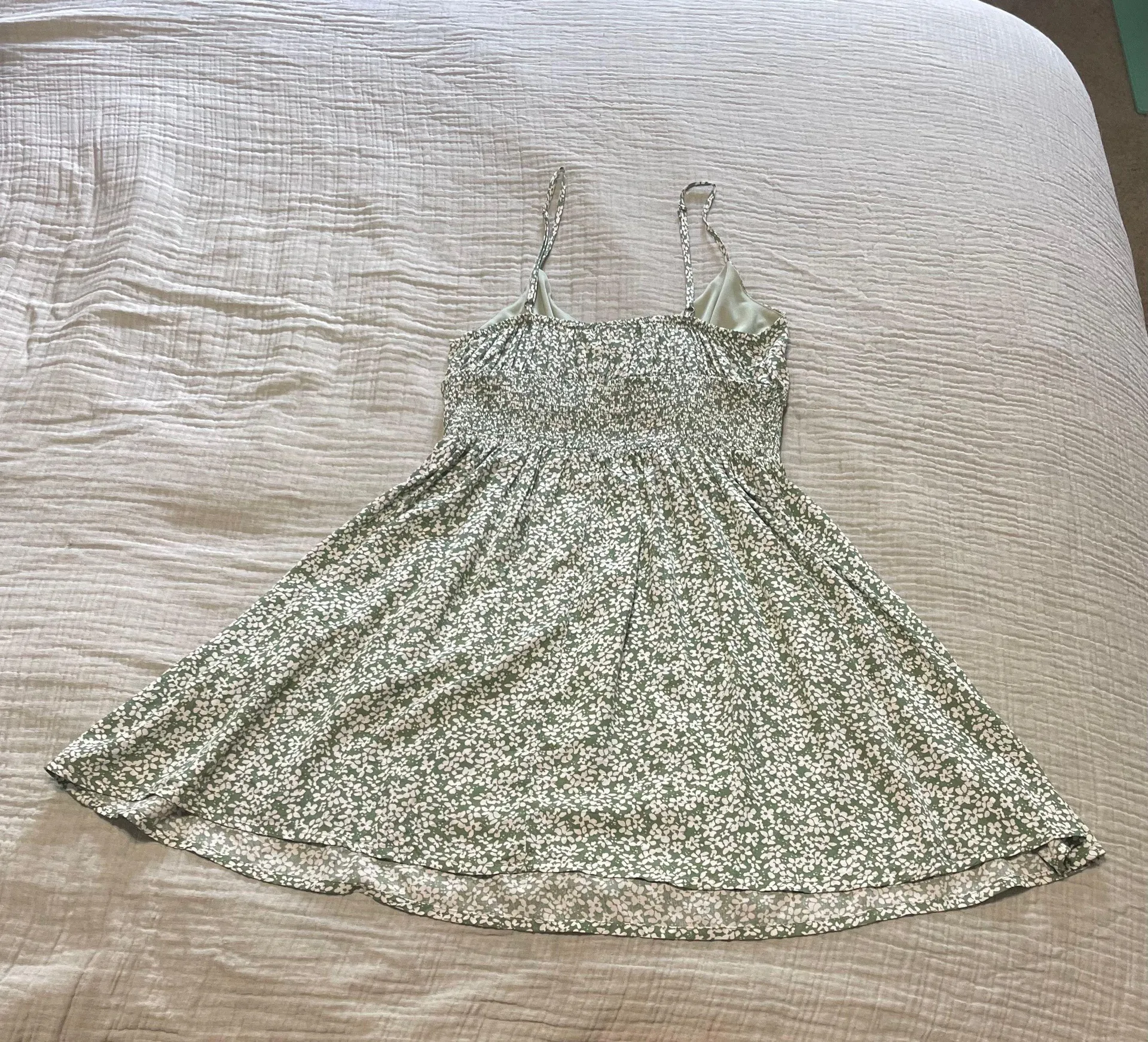 PacSun Sage Green Mini Dress - Image 7