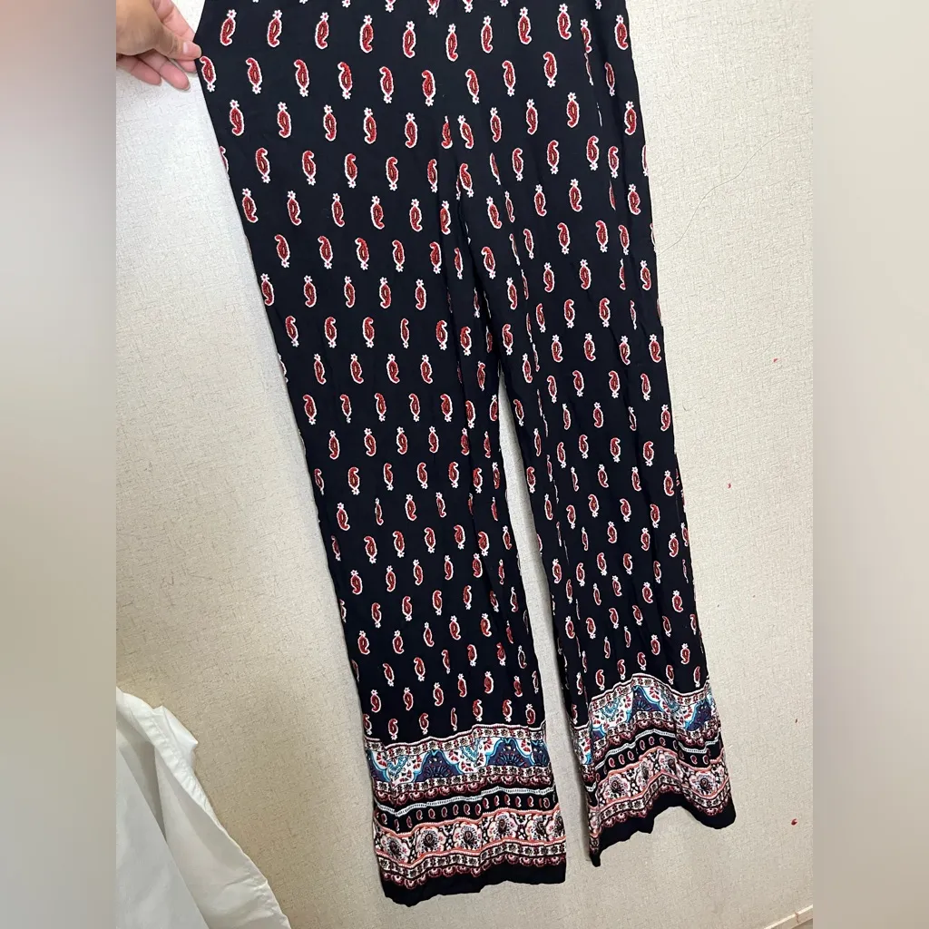 Blu Pepper Jumpsuit Black Red Size S - Image 4