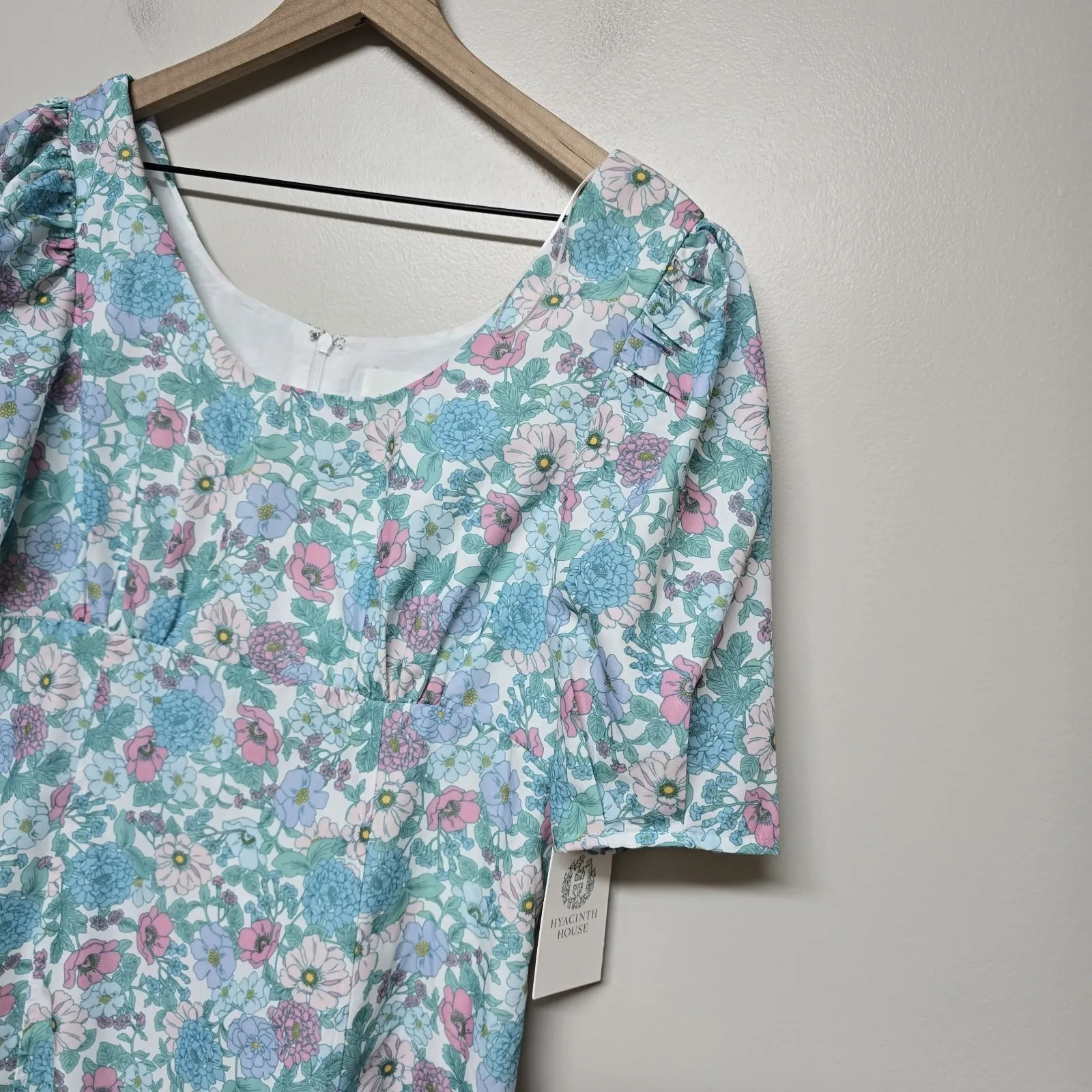 Tuckernuck Hyacinth House Floral Puff Sleeve Sallie Dress Sz‎ M Cottagecore NWT - Image 5