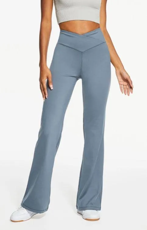 Crossover Flare Leggings - Image 5