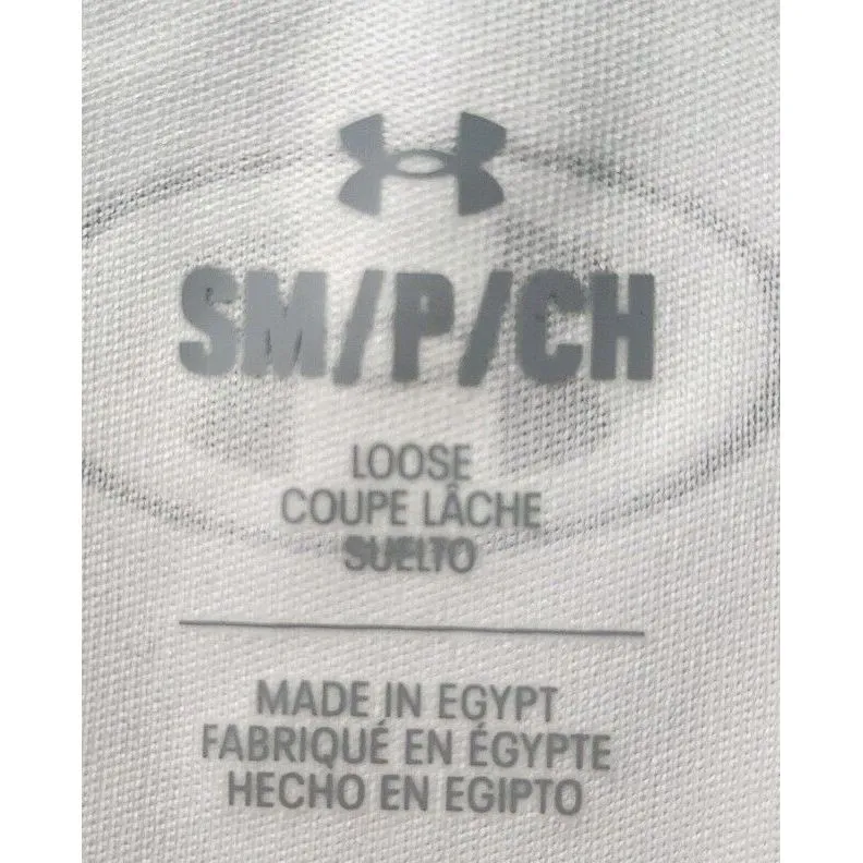 Under Armour‎ Women's Size S Velocity Graphic BL SSC White T-Shirt - Image 3