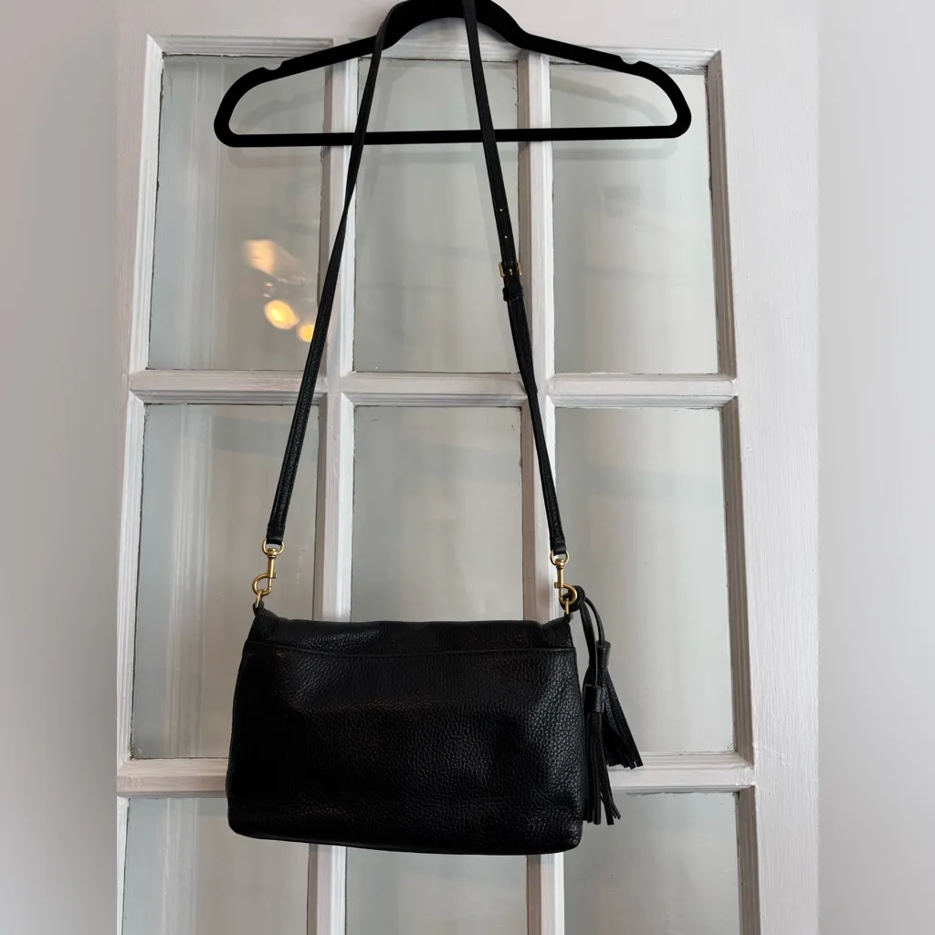 Tory Burch McGraw Fold-Over Leather Crossbody - Image 3