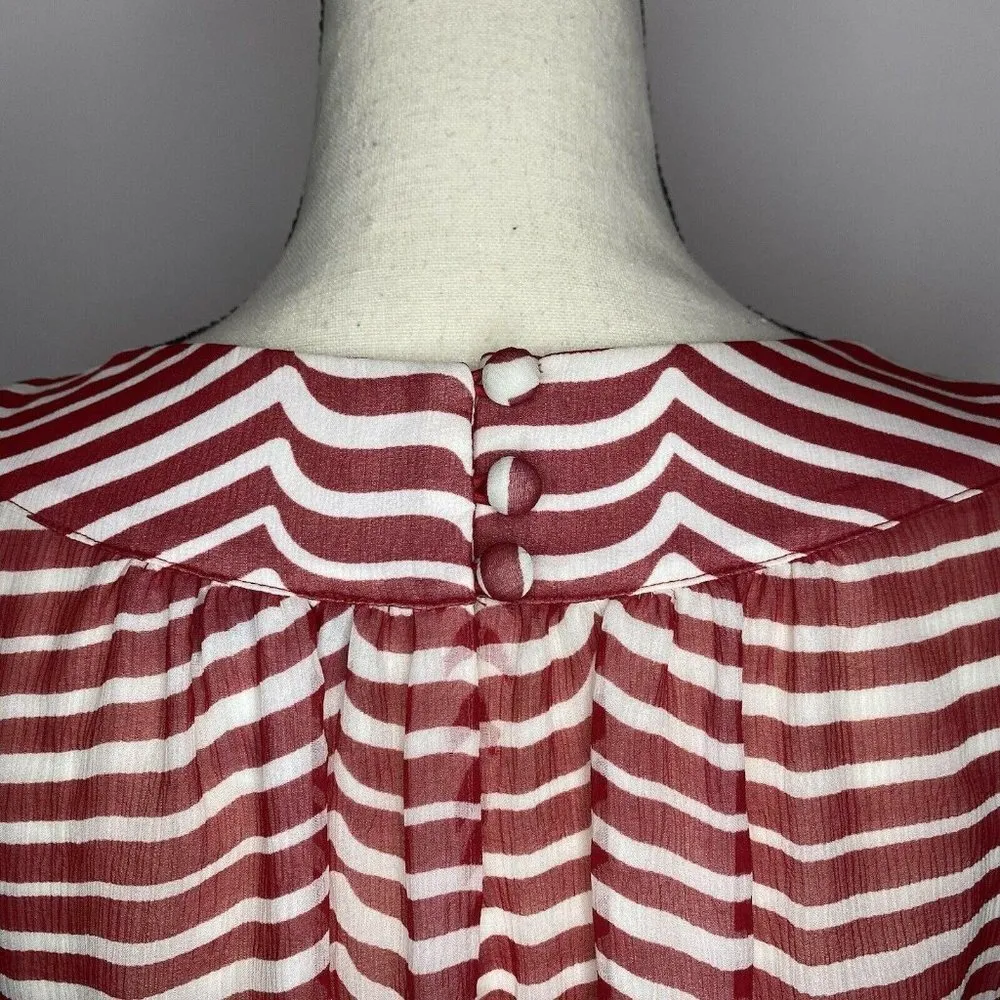 Vineyard Vines Size Small Blouson Silk Dress - Image 9