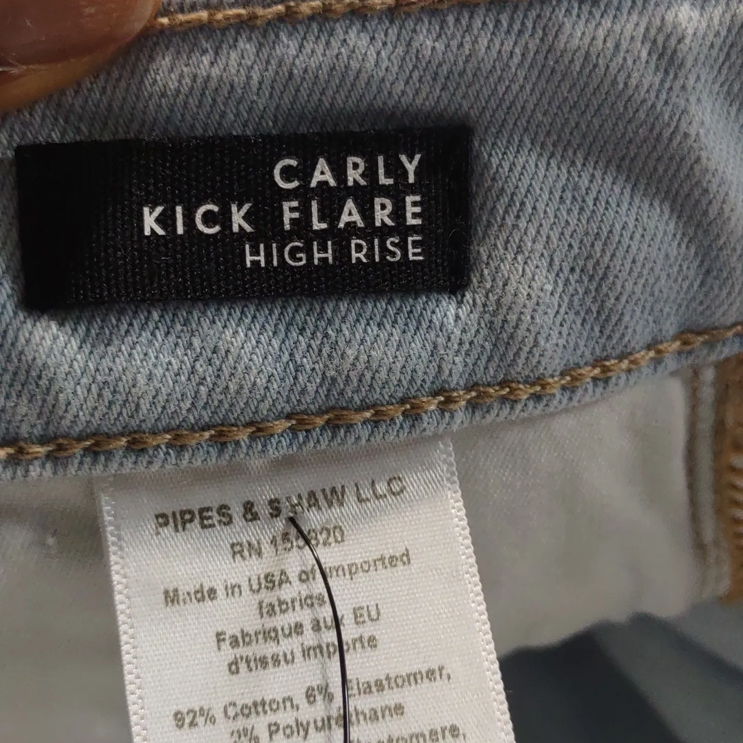 Veronica Beard Carly Kick Jeans With Patch Pockets - Image 7