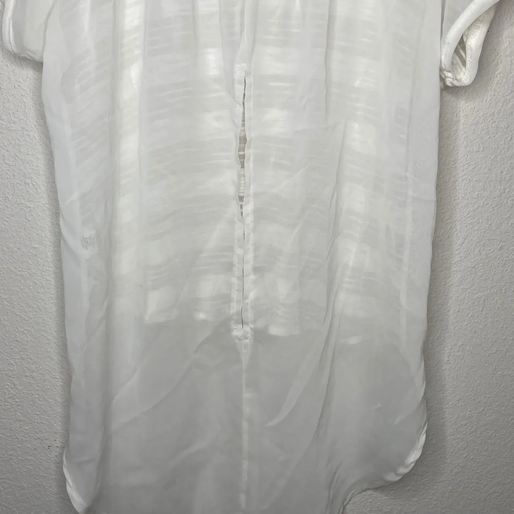Jella Couture Sheer Top White - Image 6