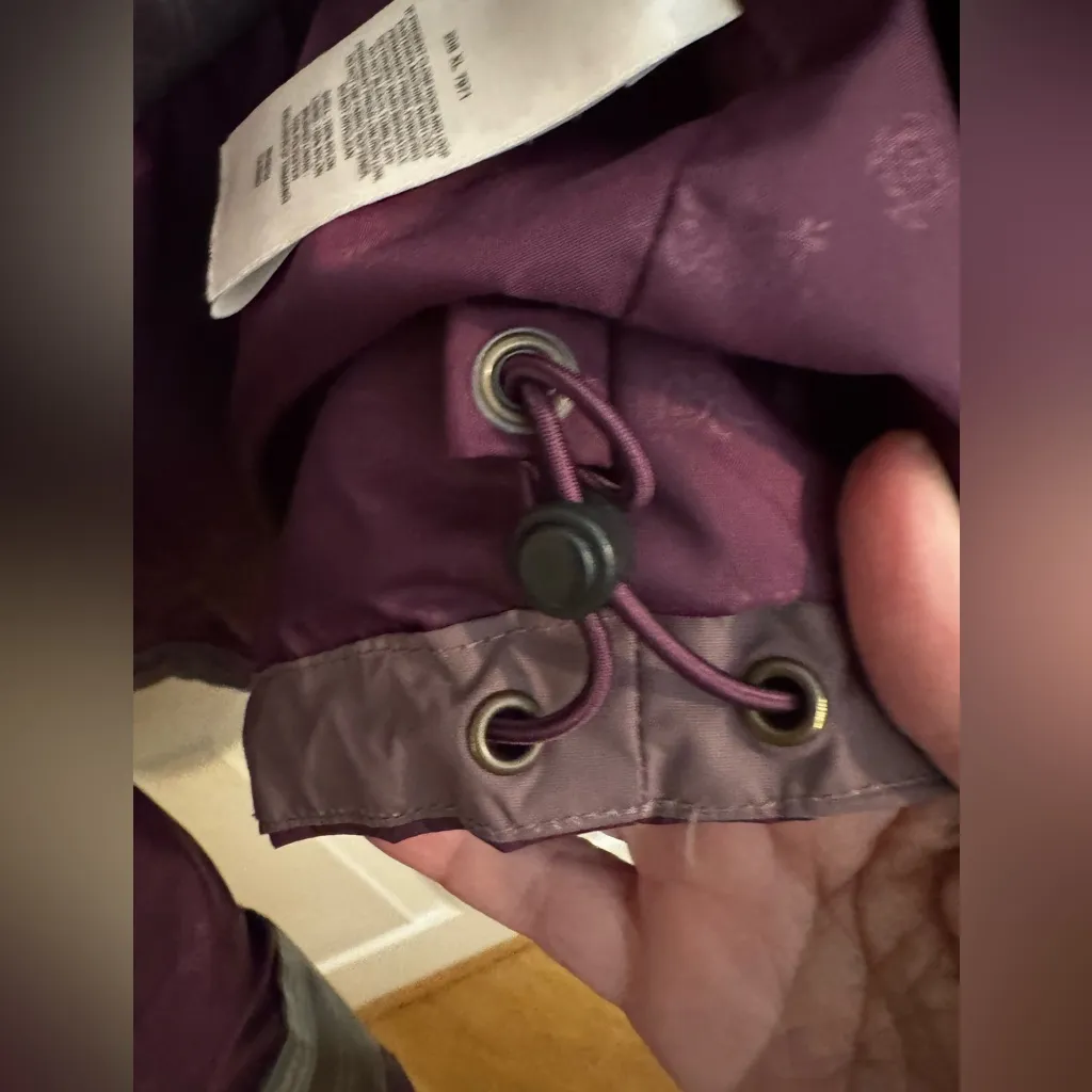 Columbia Womens Interchange Jacket Shell Hooded Zipper Pockets Purple Size XL - Image 6