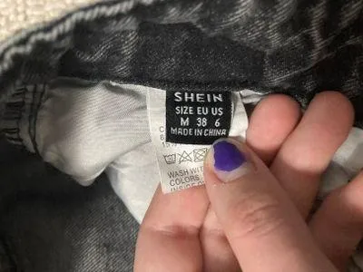 Romwe Dark grey distressed jeans - Image 4