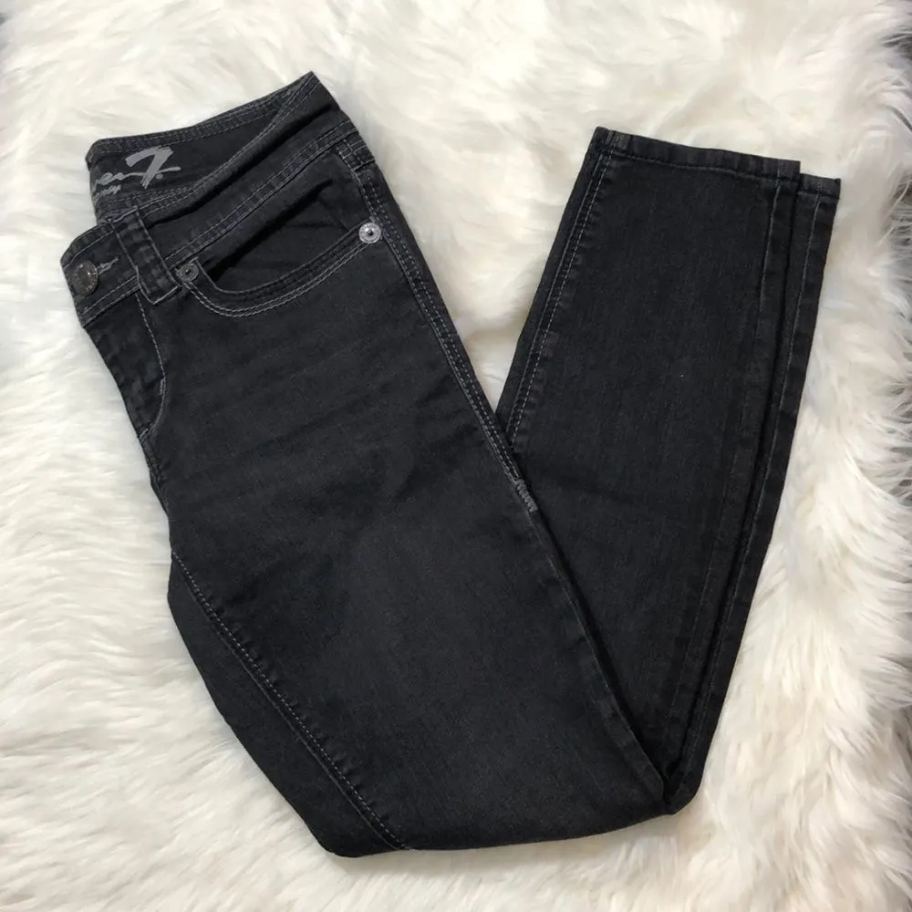 Seven7 Ankle Jeans Dark Gray or Faded Black 4 - Image 2