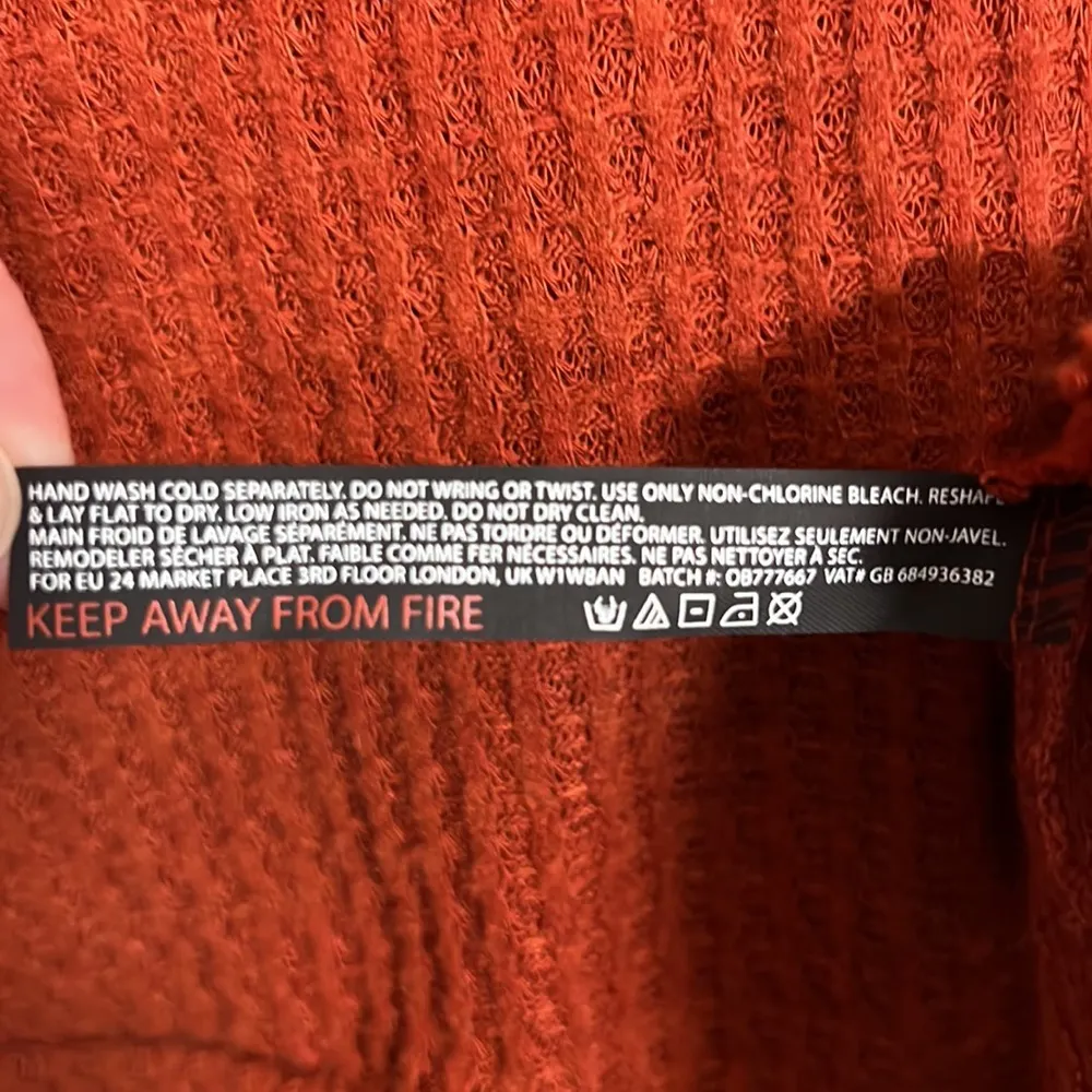 NWT Urban Outfitters Out From Under Terracota Waffle Weave Romper/Sleep Oversize - Image 5