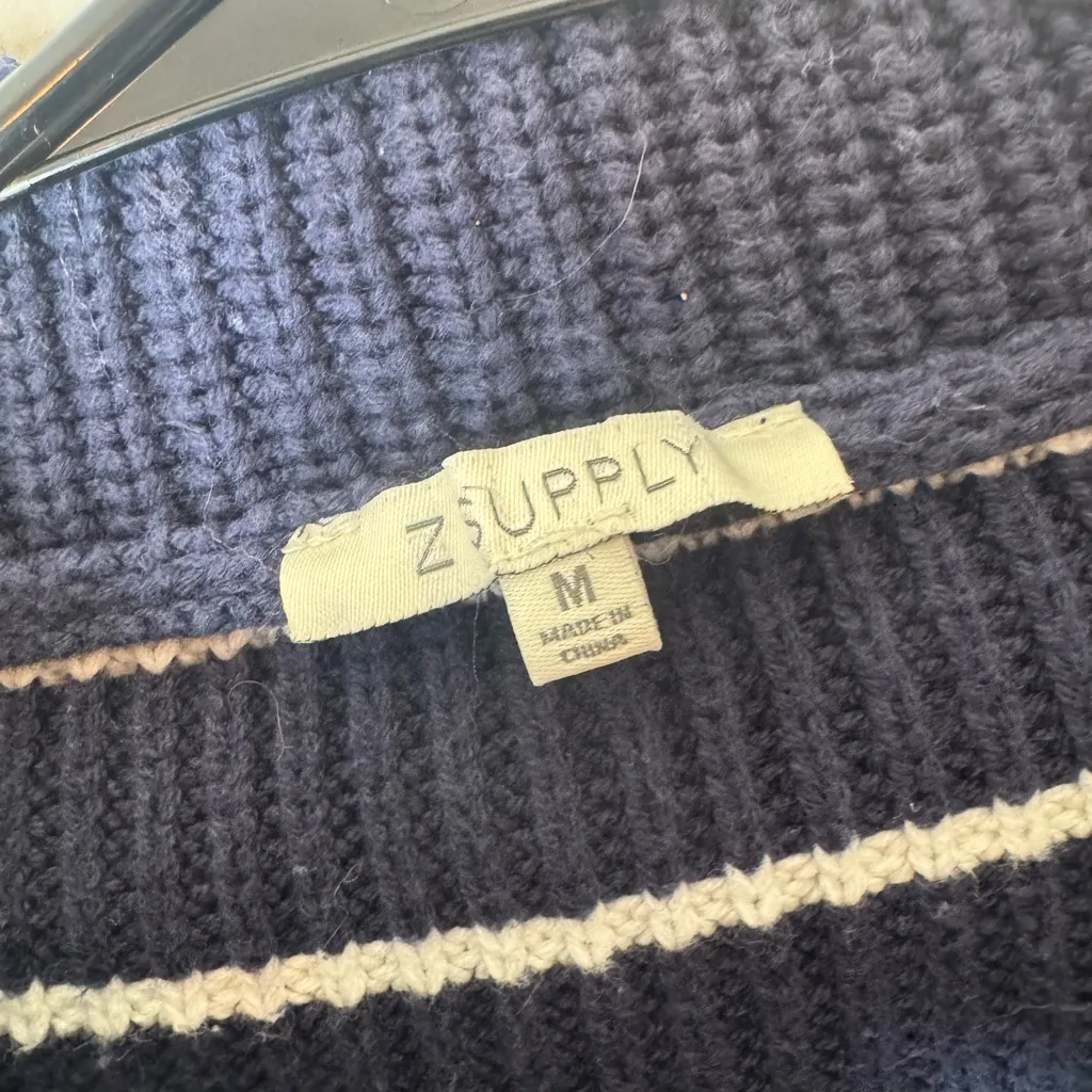 Z Supply WOMEN'S VILLA HALF-ZIP SWEATER medium - Image 4