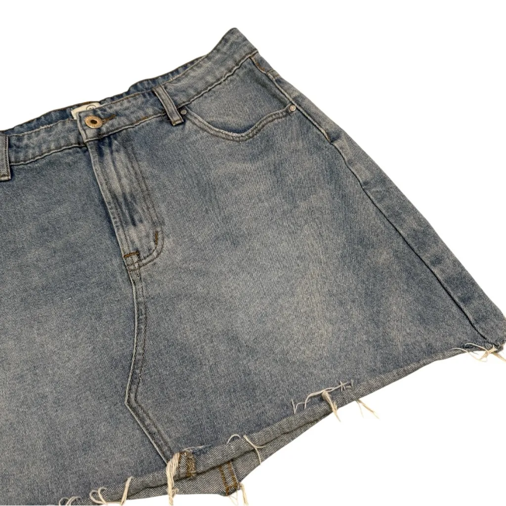 Cotton On Light Blue Denim Skirt - Image 3