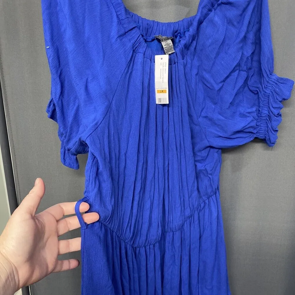 Lulu Off the Shoulder Maxi Dress Love By Design NWT- size 3X Missing Tie (b23) - Image 4