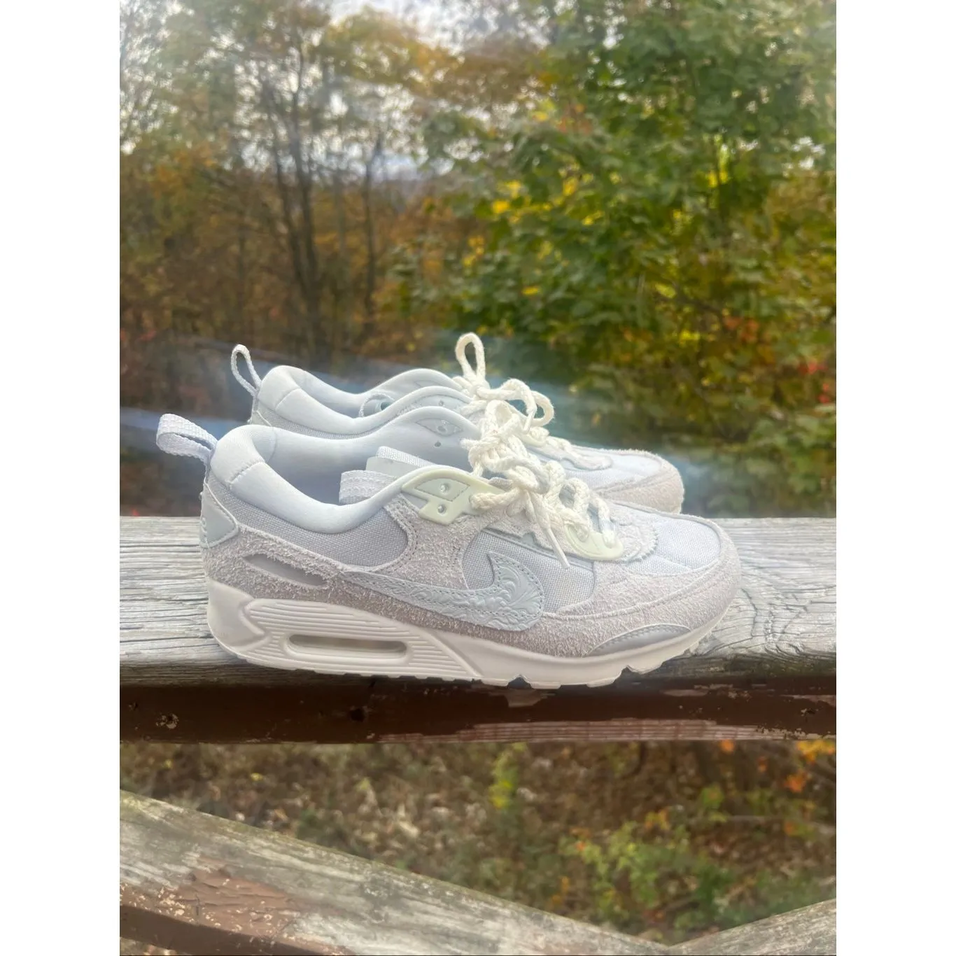 Nike Air Max 90 Futura Sneaker  Women's Sz 9.5 Gray FJ4558-025 - Image 2