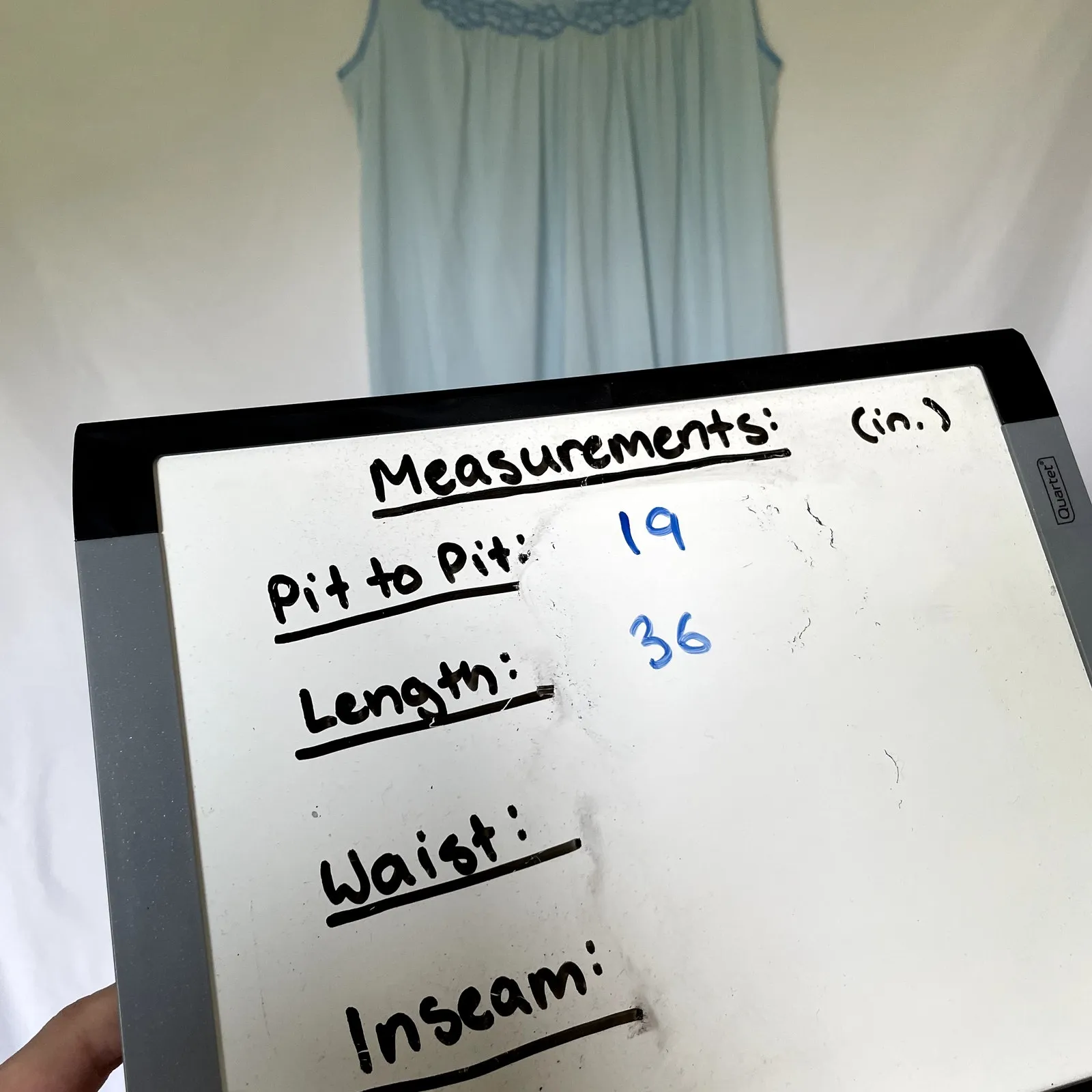 Vintage Vanity Fair baby blue slip dress nightgown chemise women's size small - Image 5