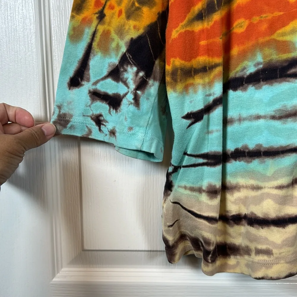 TRYST by Matthew Gorgeous Tie Dye 3/4 Sleeve Shirt Size 2X EUC #VEG-0123 - Image 3