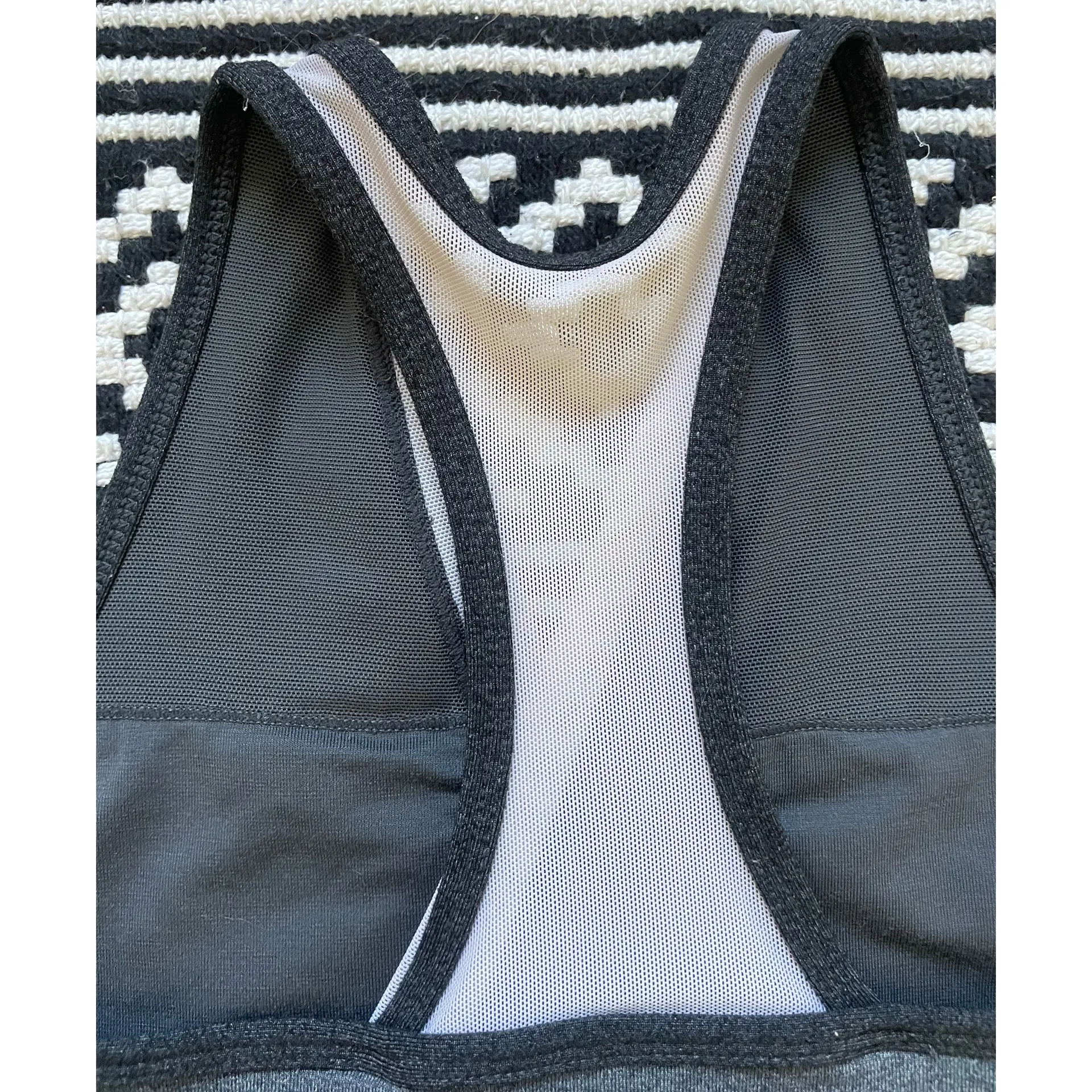 Athletica Two Toned Grey Sports Bra - Image 13