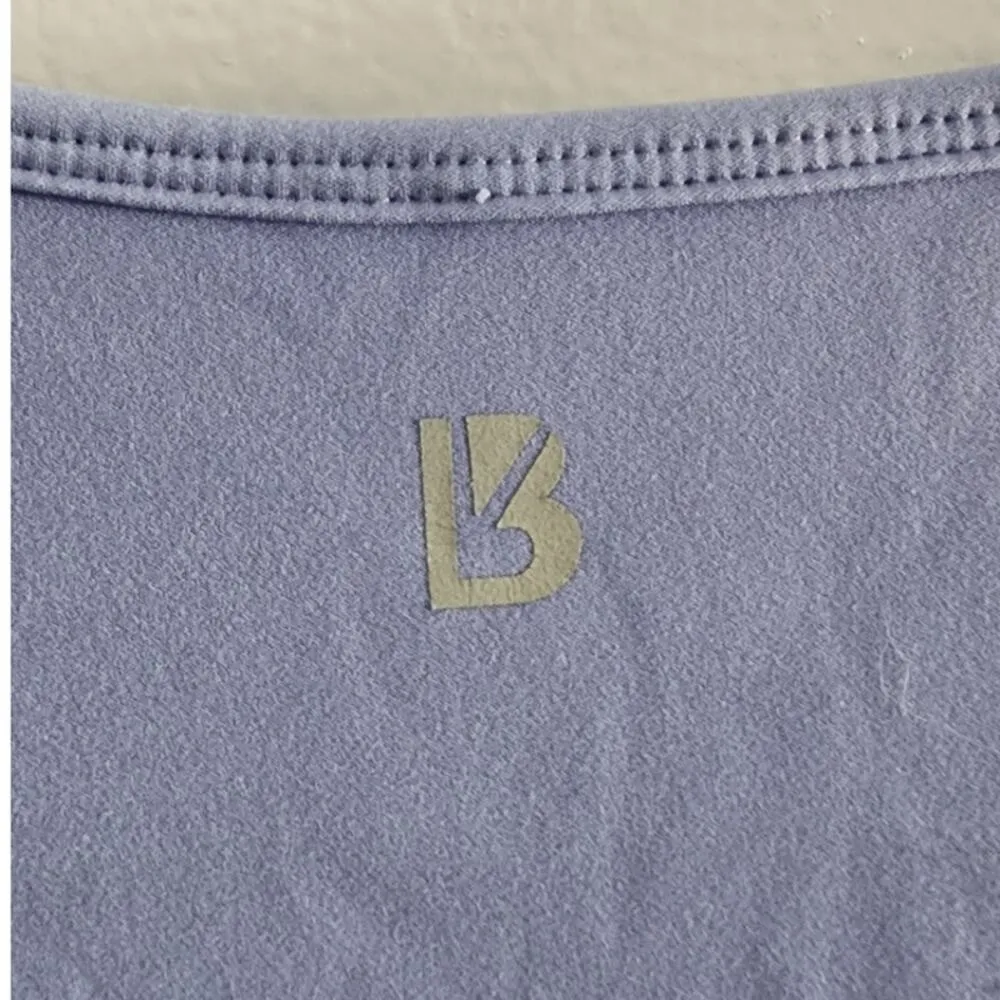 BuffBunny Collection Caged Up Botanical Strappy Sports Bra Blue XS - Image 4