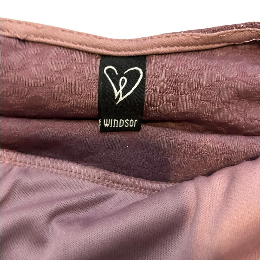 Windsor pink purple sparkly Backless Cut Out Mini Dress size medium - Image 5