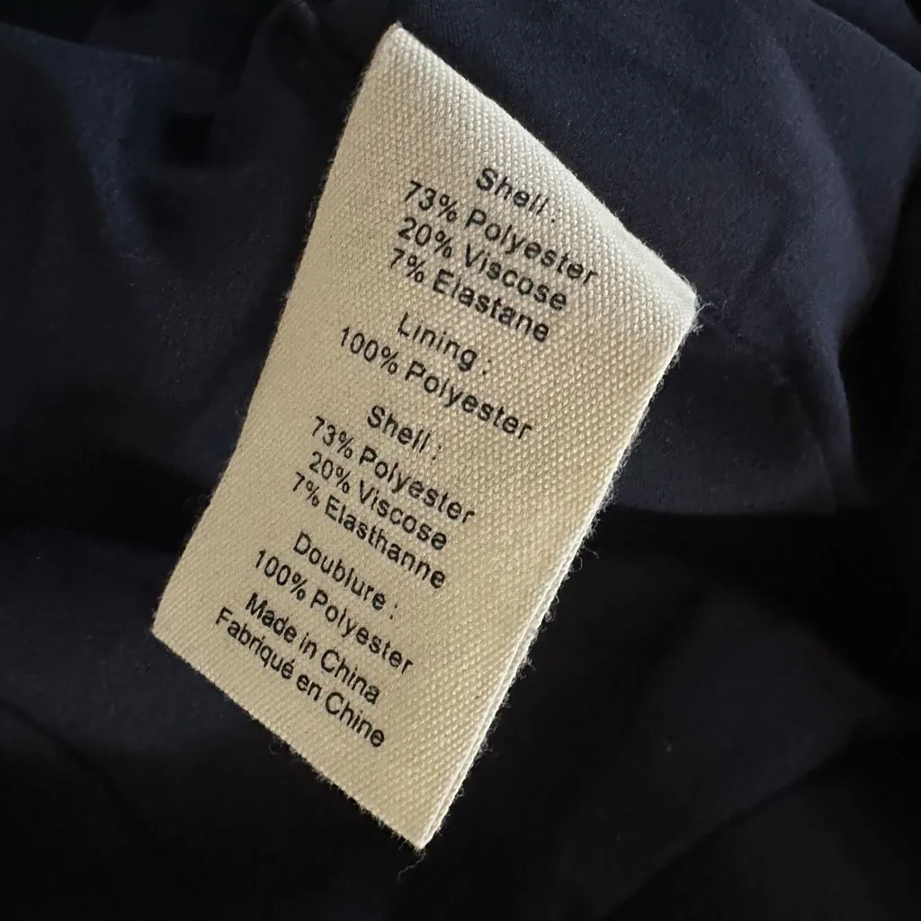 L’Agence Kenzie Blazer in Midnight Blue Navy Size O (MISSING BUTTON!) - Image 8