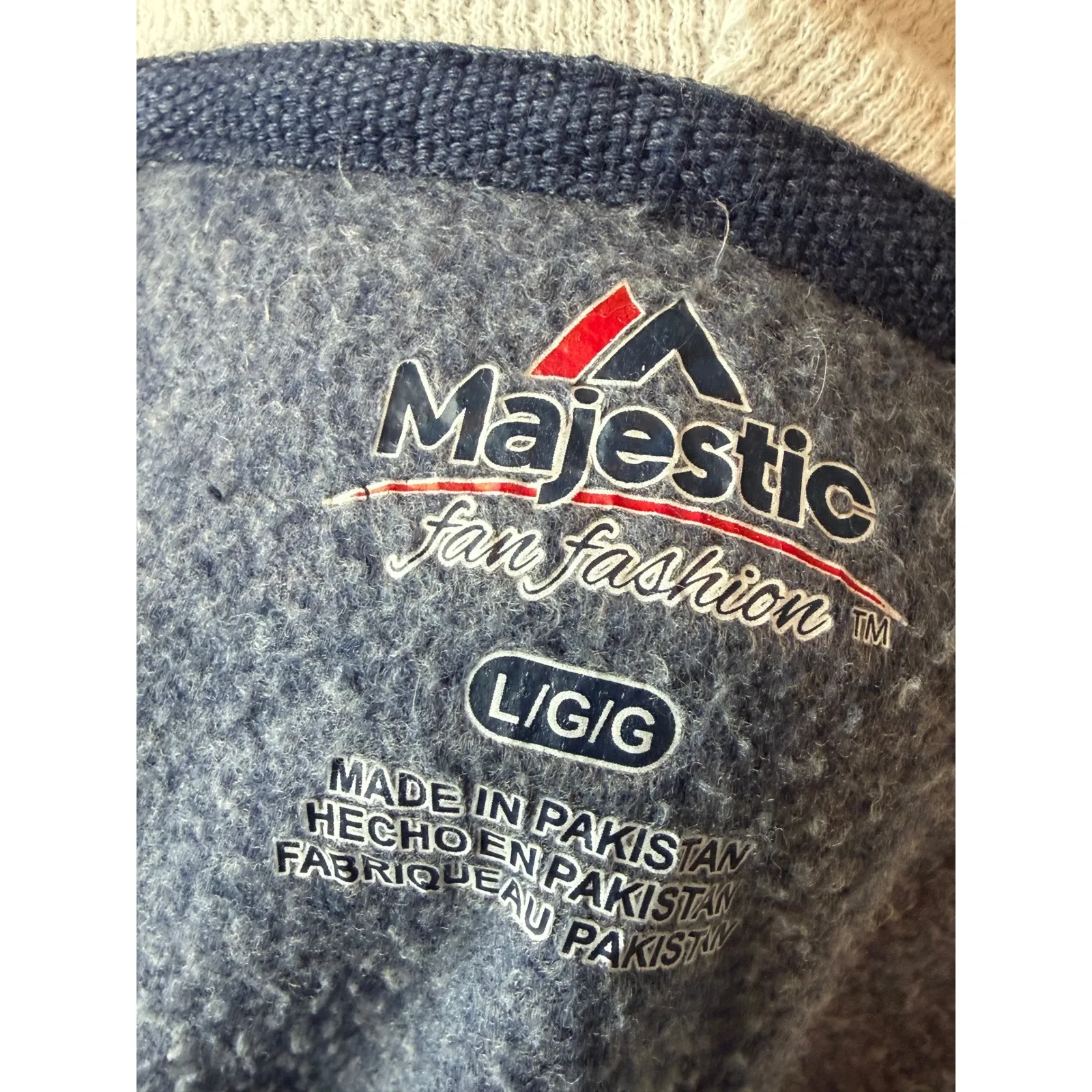 Denver Broncos Hoodie Sweatshirt Jacket Large Fan Fashion Majestic NFL Full Zip - Image 2