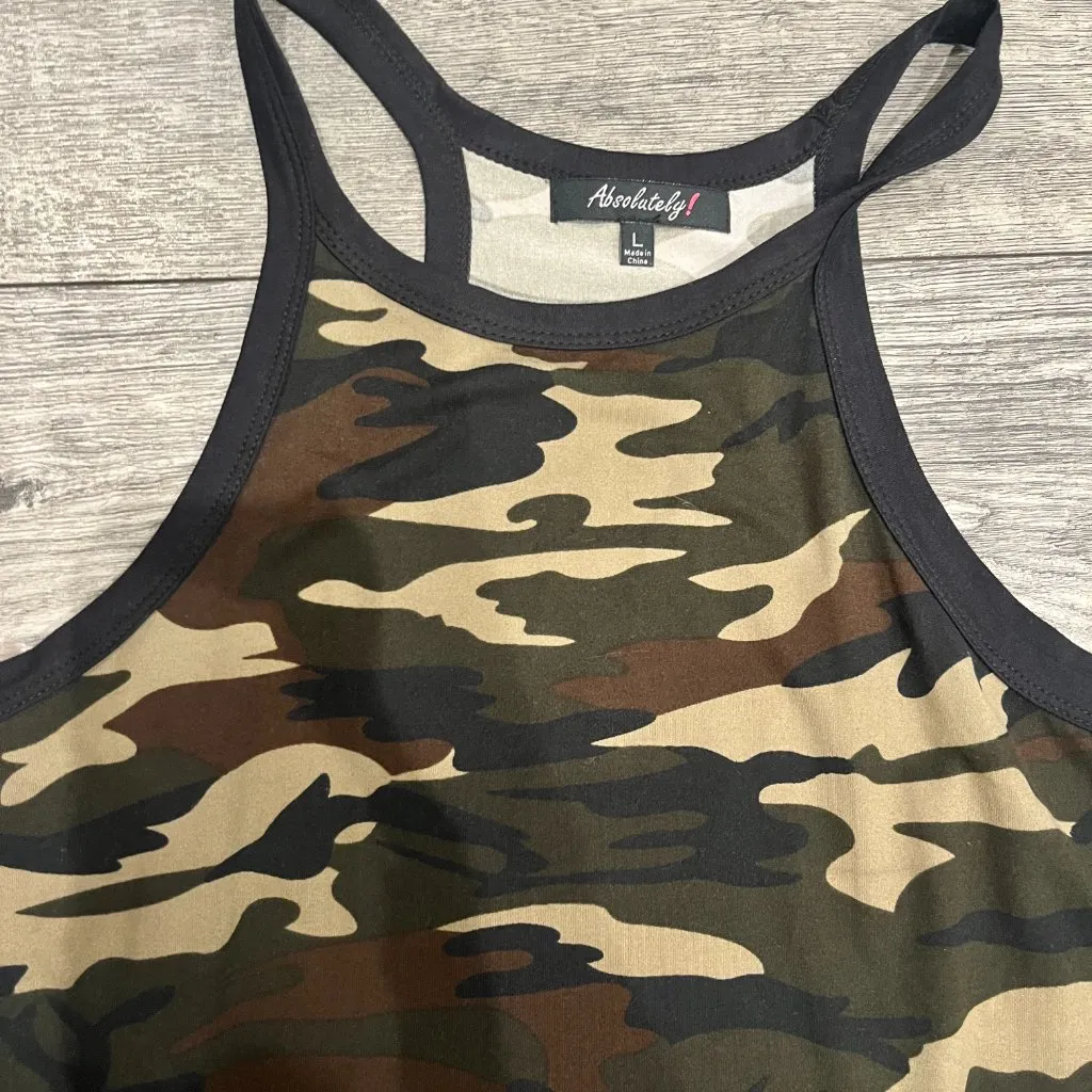 Absolutely  ! Size Large Camo Army Womens Bodycon Dress - Image 4