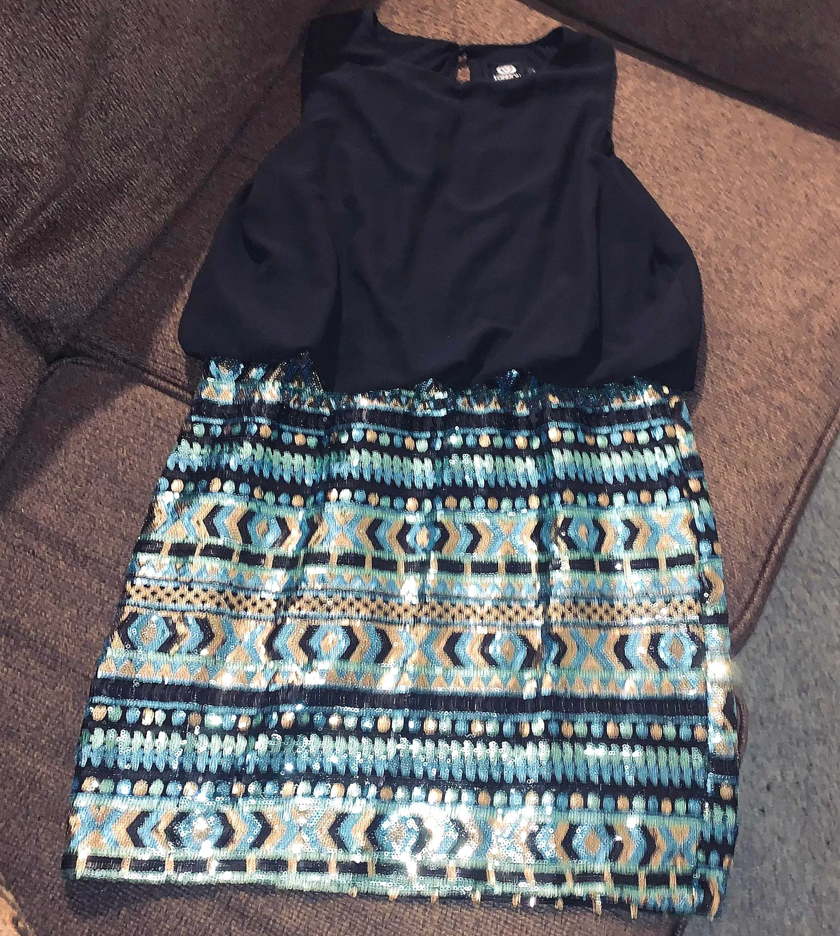 Sequins Evening Mini Dress - Image 4