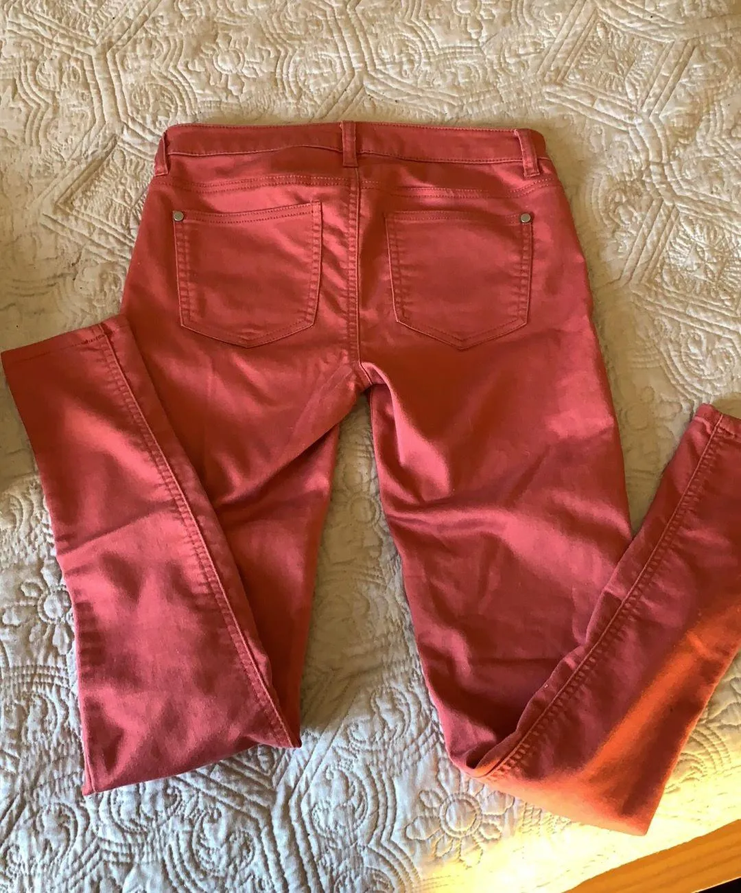 Rustic Orange Leggings Size 4 - Image 2