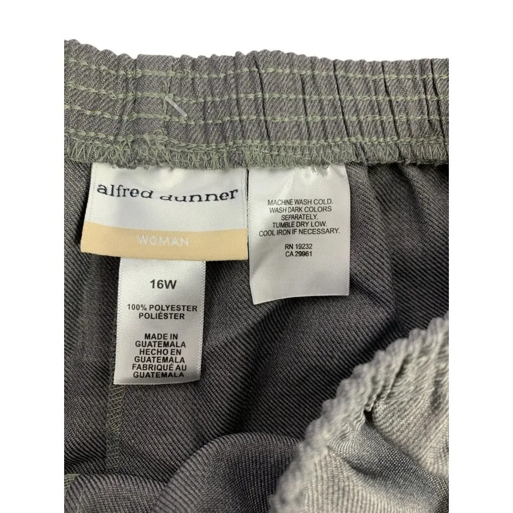 Alfred Dunner Women’s Classic Grey Pants - Image 3