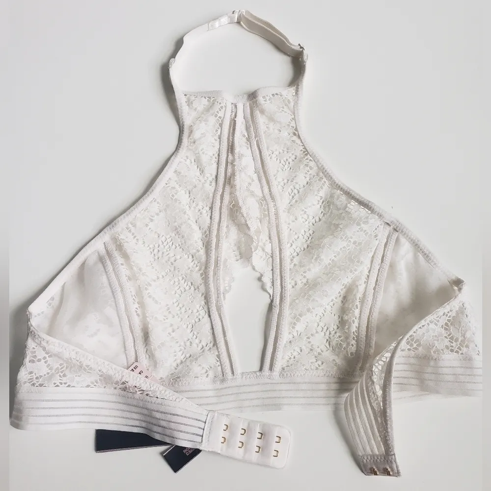 Victoria's Secret Lace Very Sexy Halter Neck Keyhole Bralette - Image 5