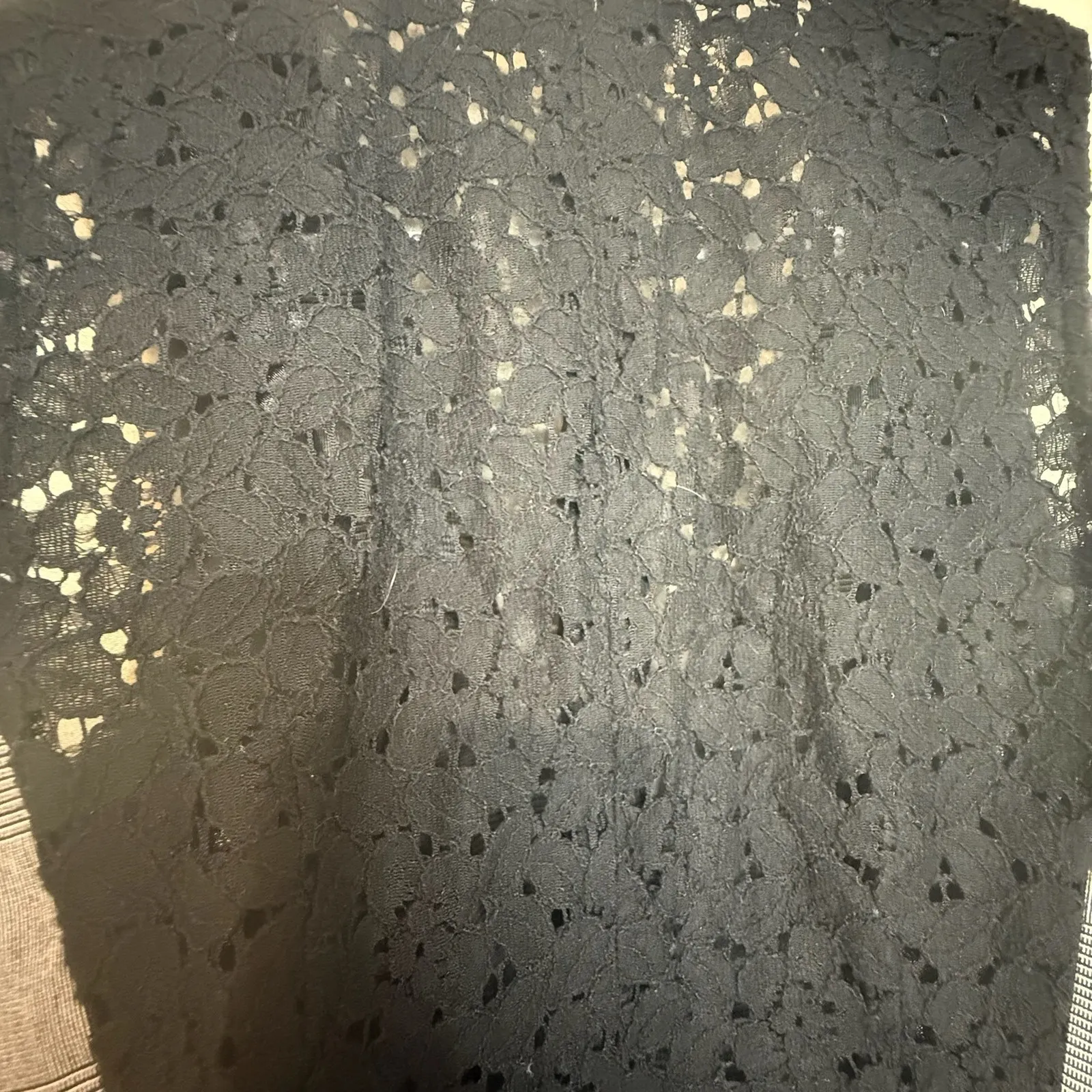 The Limited Y2K Black Plaid Lace Back Vest Womens Waistcoat Size Small - Image 6