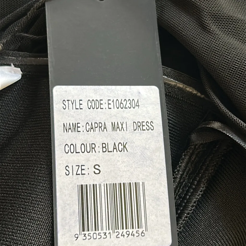 NWT Elliatt Black Capra Maxi Dress Size Small - Image 11