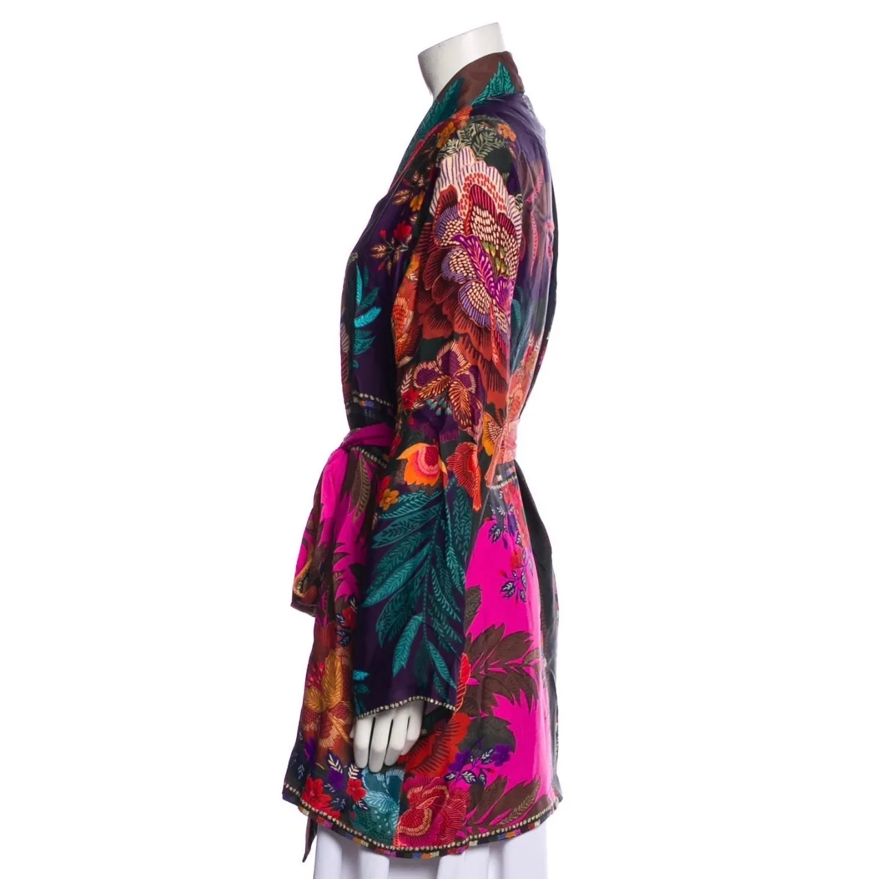 Farm Rio Flower Scarves Robe - Image 2