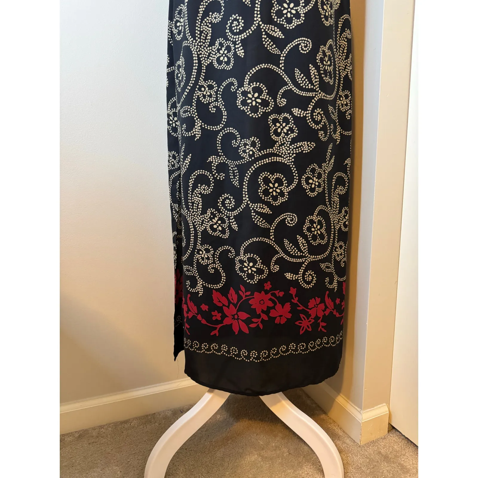 Vintage 90s Y2K Whimsygoth Floral Skirt - Image 2