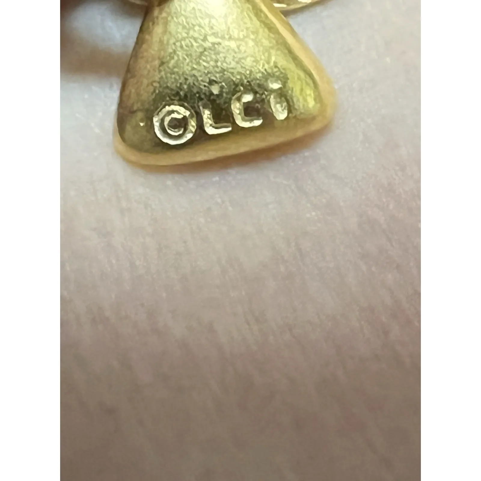 032-020 Vintage Signed LCI Liz Claiborne 2 Tier  BEADS Beaded Necklace - Image 8