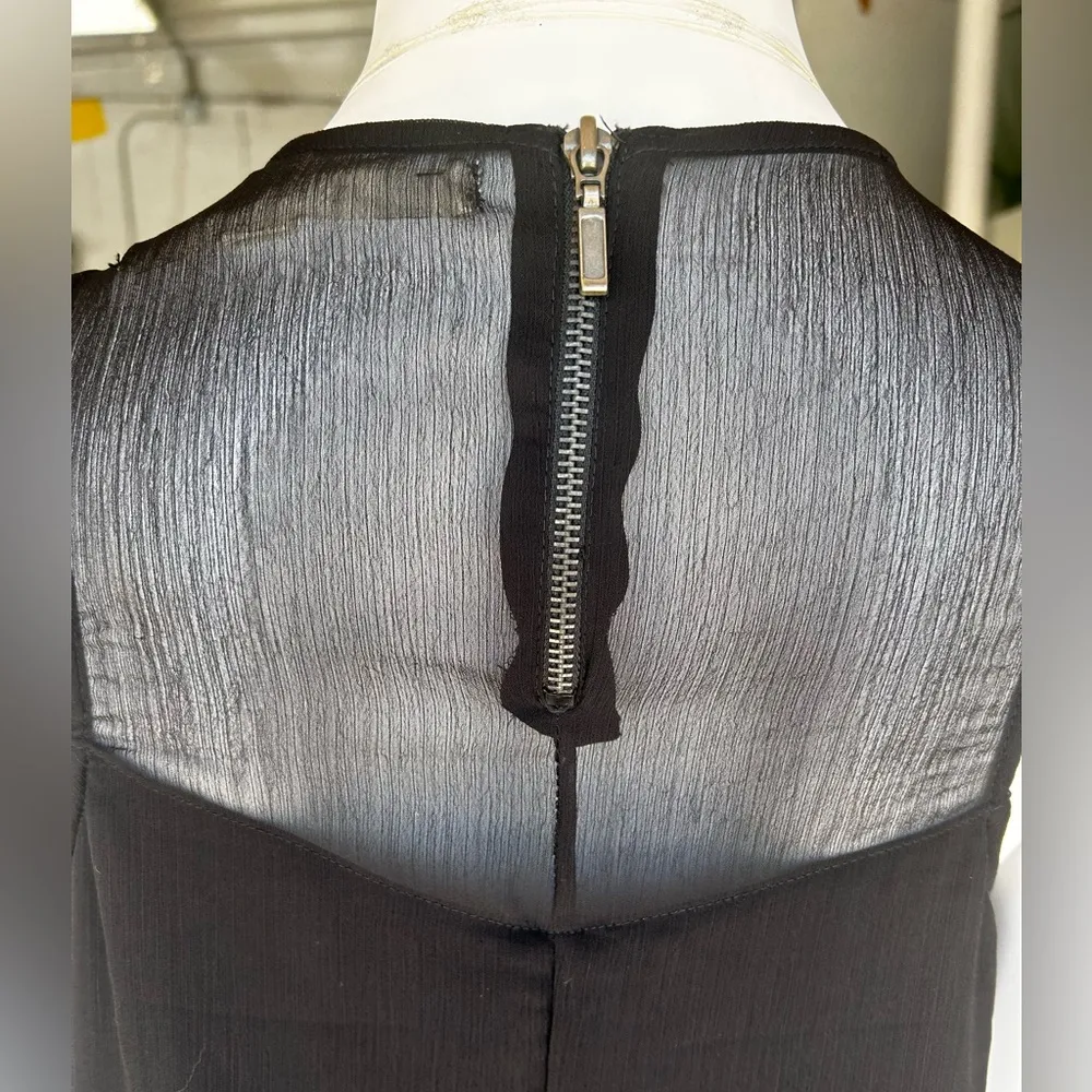 Chelsea & Violet Black Sequin Halter Mini Dress - Image 4