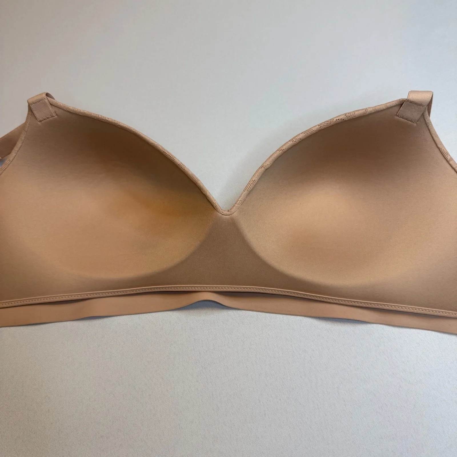 Soma Seamless Comfort Bra Nude Tan Everyday Wirefree Adjustable Straps 34DDD Size undefined - Image 8