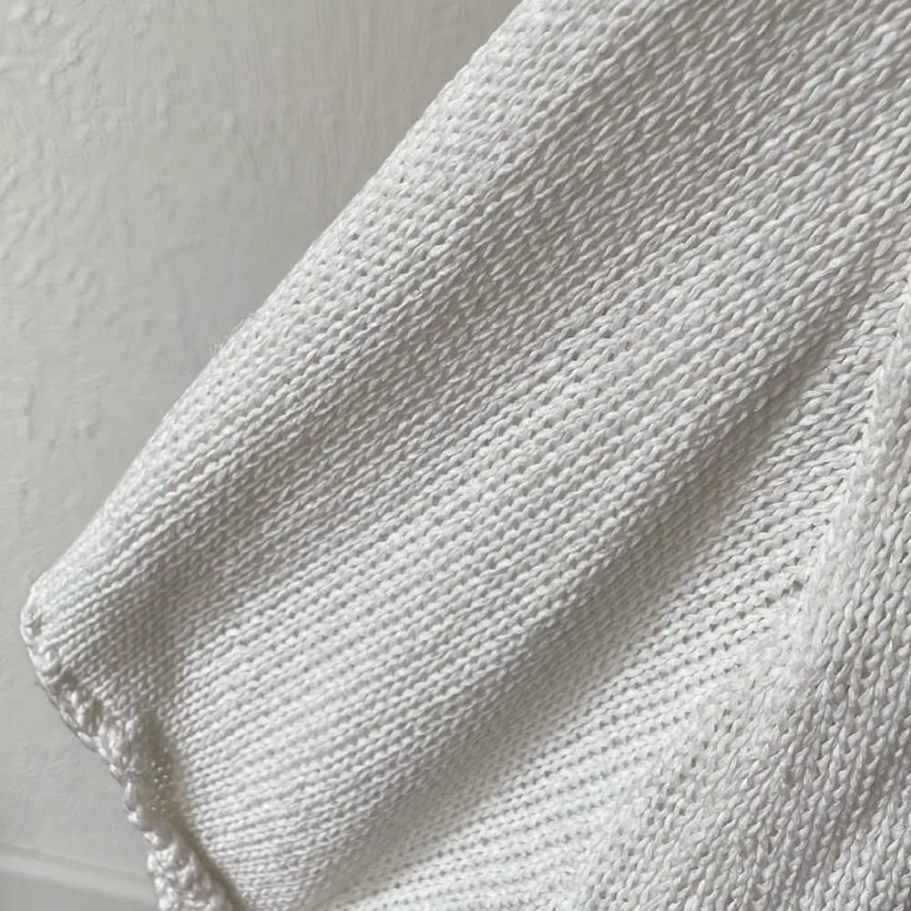 ATM beautiful oversized 100% cotton knit loose top White Size L - Image 6