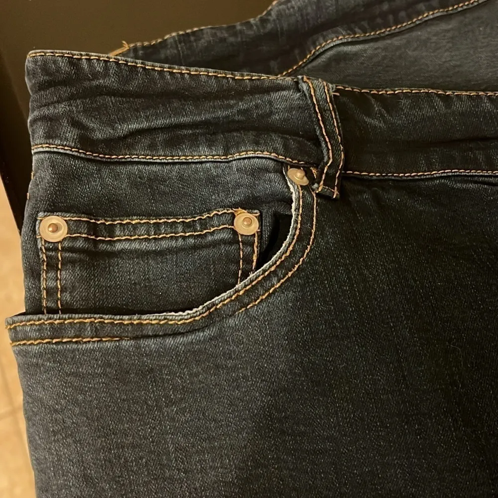 Eloquii lightweight skinny jeans, dark blue, stretchy, plus size 18 - Image 12