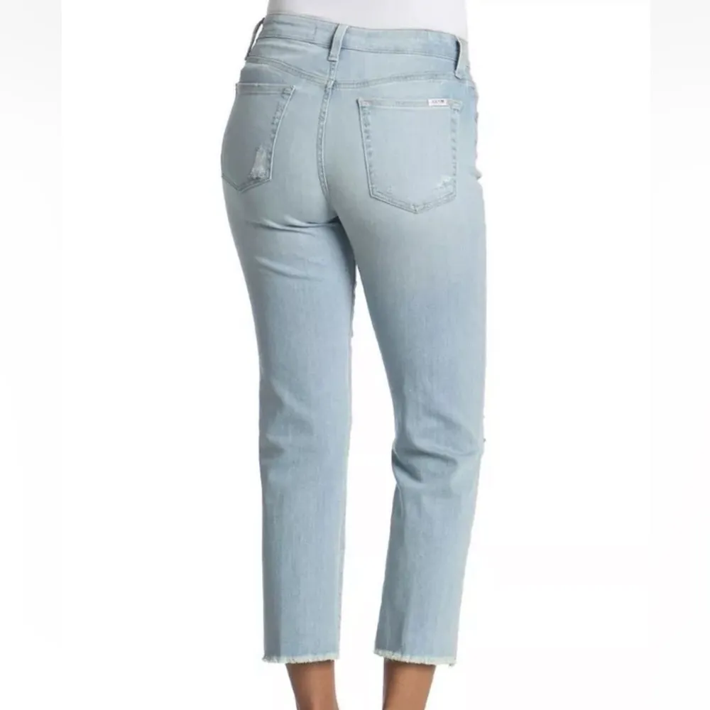 Joe's Jeans Kee Distressed High Rise Fray Crop Hem Straight Size 25 - Image 2