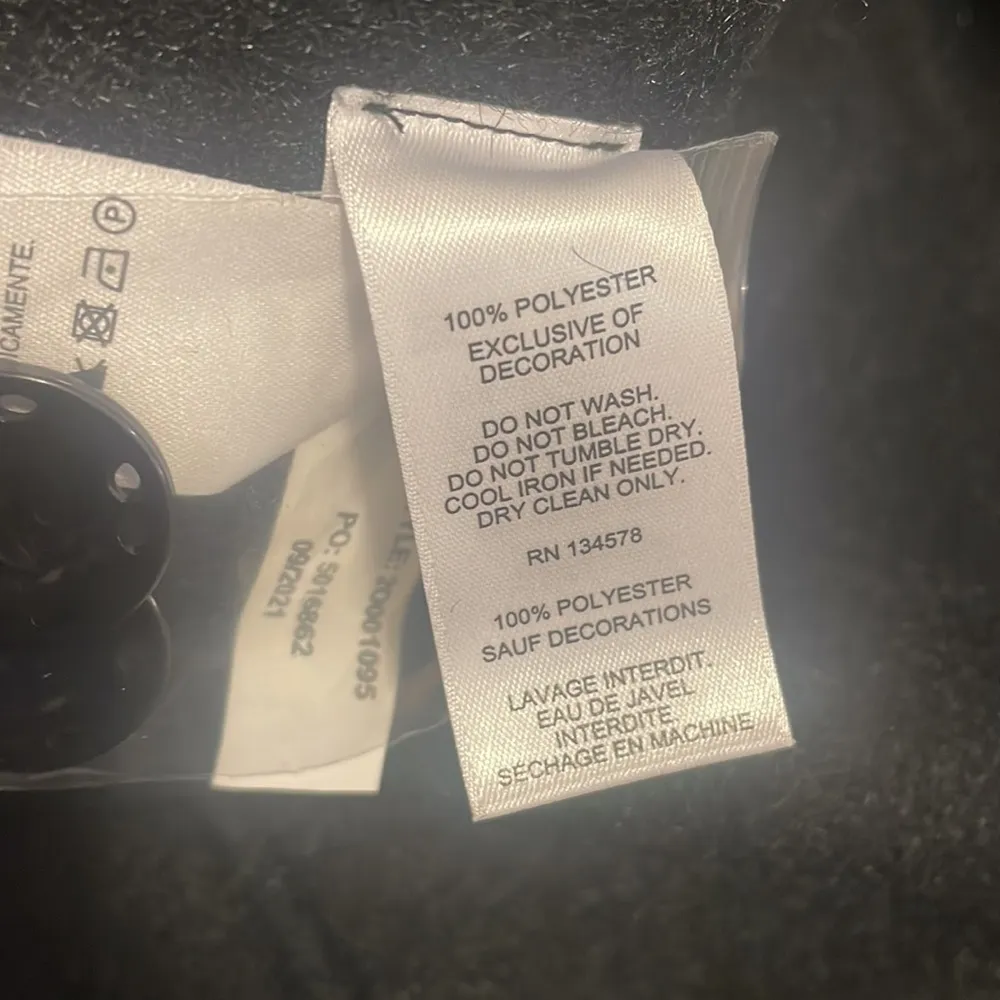 Vineyard Vines Jacket woman’s Italian Cozy Jet Black Outerwear New size XS - Image 5