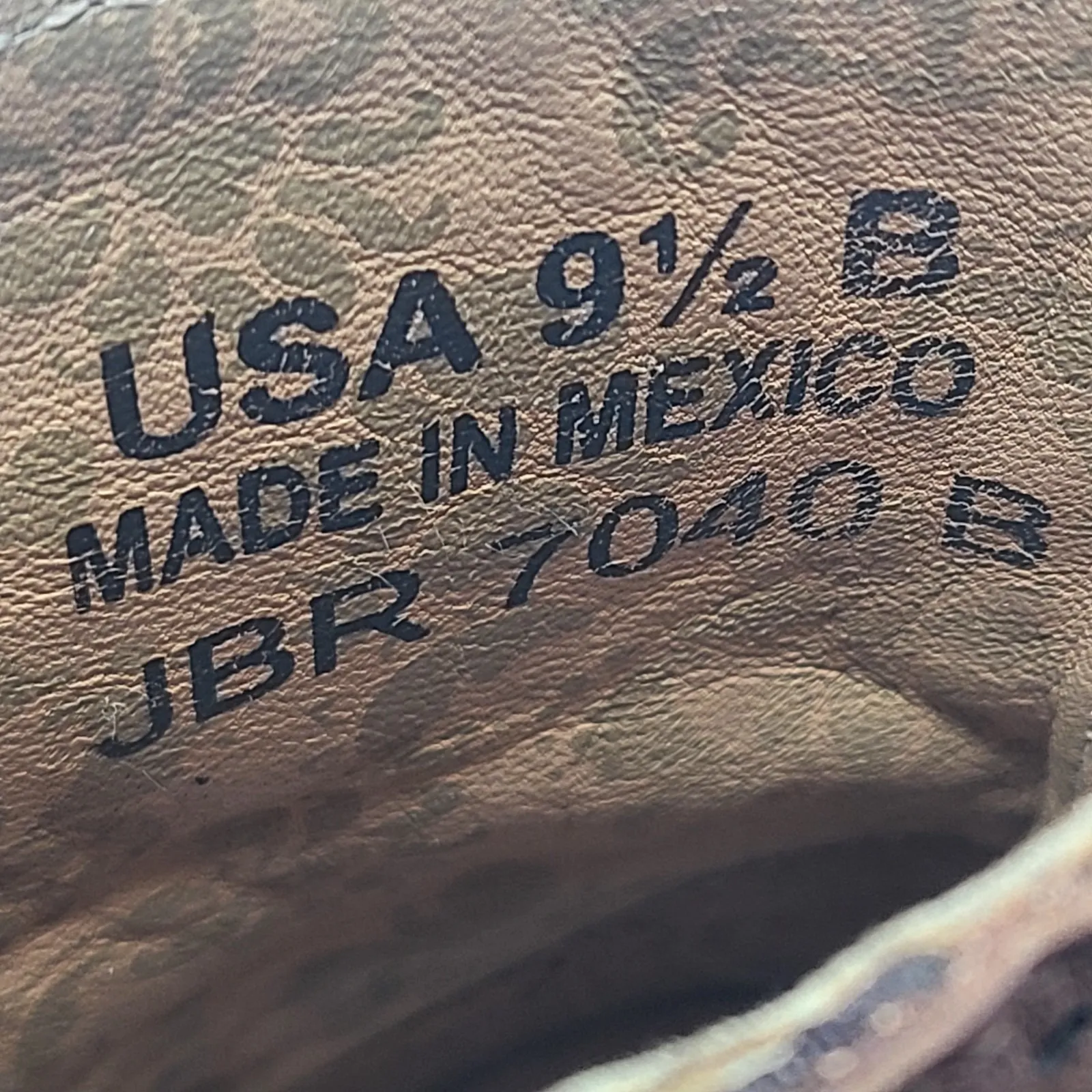 J. B. Dillon Reserve Womens Cowboy Western Ankle Boots Brown Snake Lazercut 9.5B Size 9.5 - Image 9