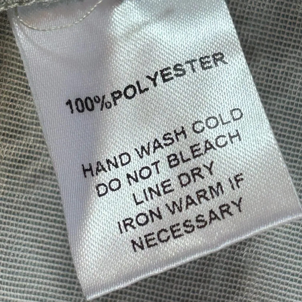 Mittoshop sage large puff sleeve bohemian mini babydoll dress with pockets NWT L - Image 9