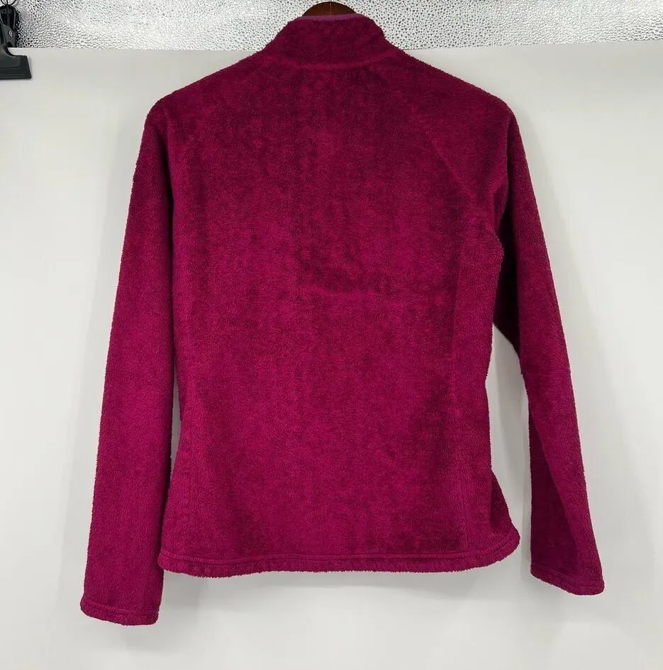 North Face Sweater Womens Pink Long Sleeve Pullover 1/4 Zip Lightweight medium - Image 2