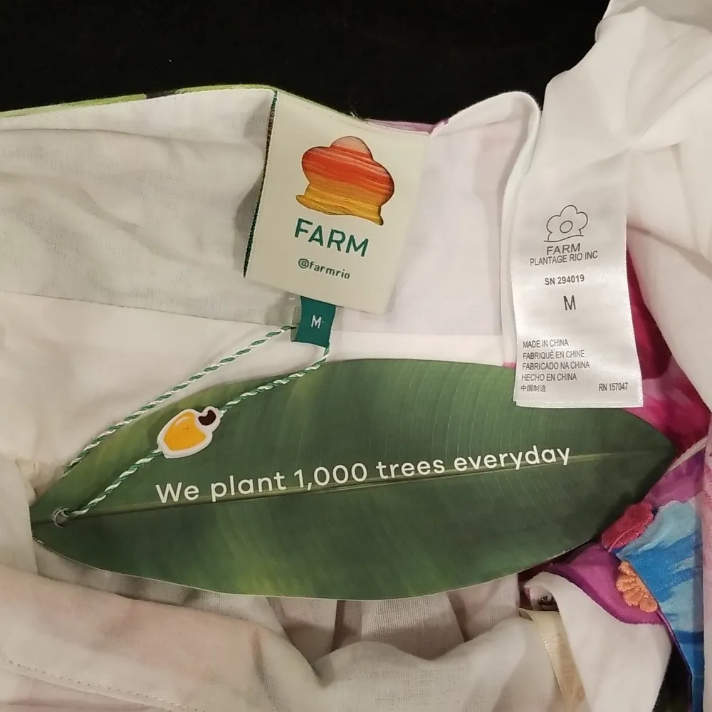 💕FARM RIO💕 Rainbow Chita Flower Midi Dress ~ Medium M NWT - Image 16