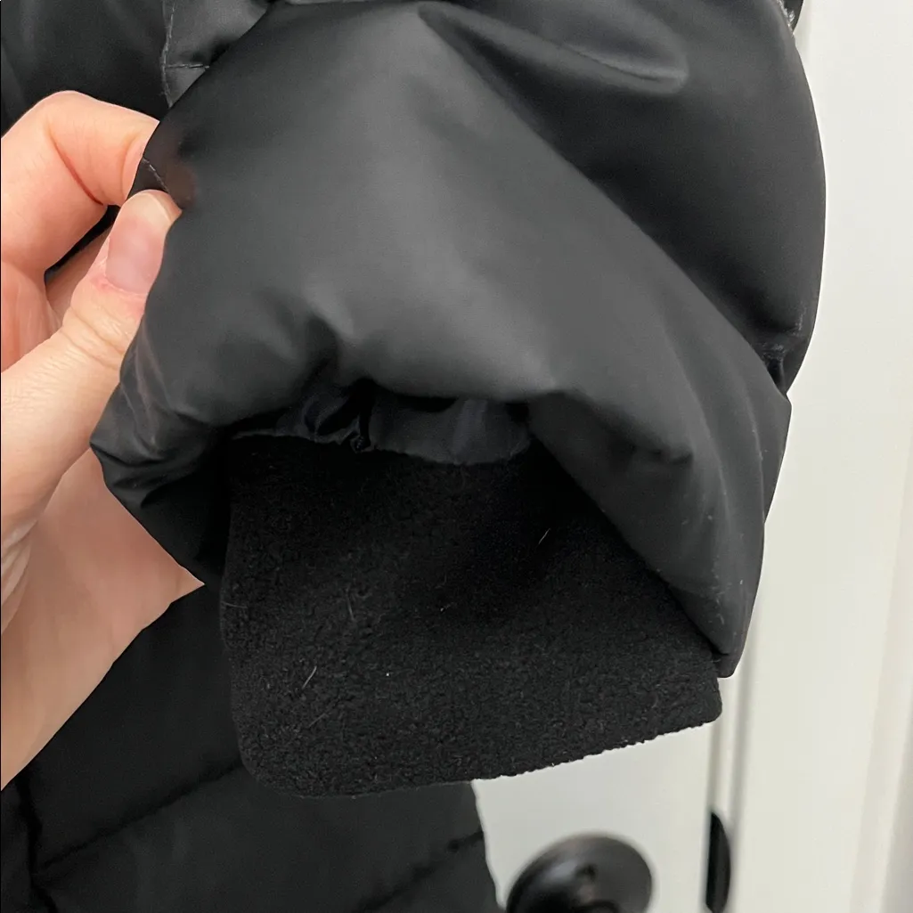 Eddie Bauer 80% Down Filled Black Puffer Parka Jacket - Size Large - Image 8