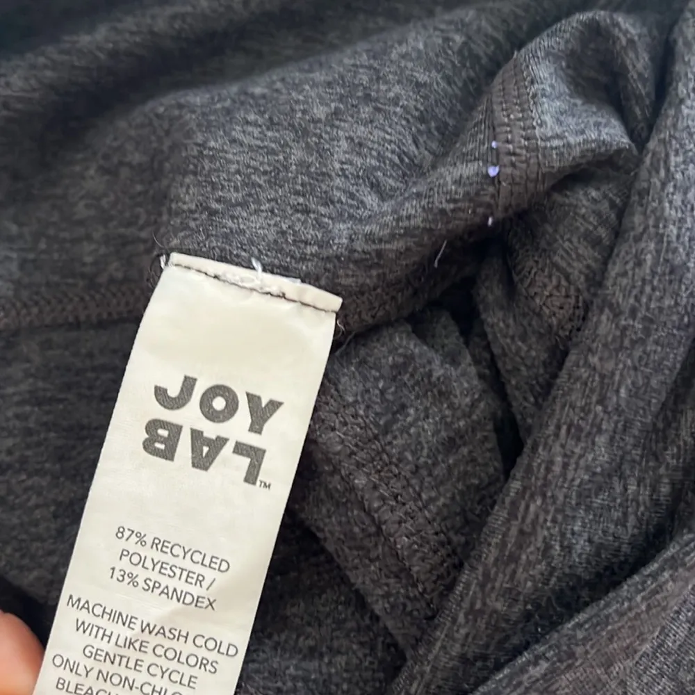 JoyLab Dark Heathered Gray Active Pants Athleisure Tights Workout Small - Image 9