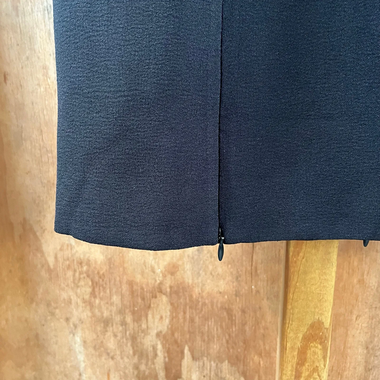 Dress The Population Gloria Black Front Zip Sheath Dress Size L. NEW - Image 8