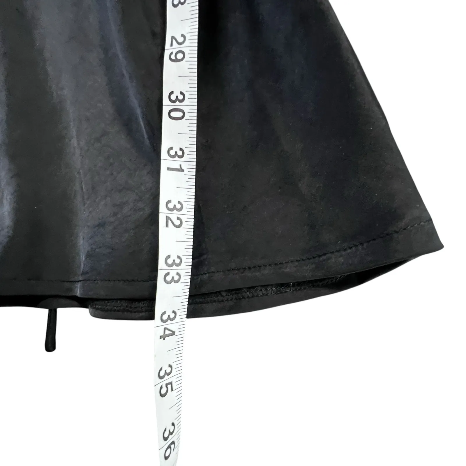 Princess Polly Mini Dress Womens 8 Black Silky Lace Up Back Night Out Flirty - Image 11